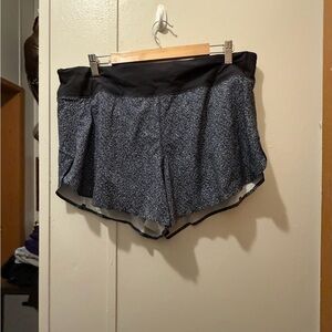 Athleta Black and Gray Athletic Shorts
